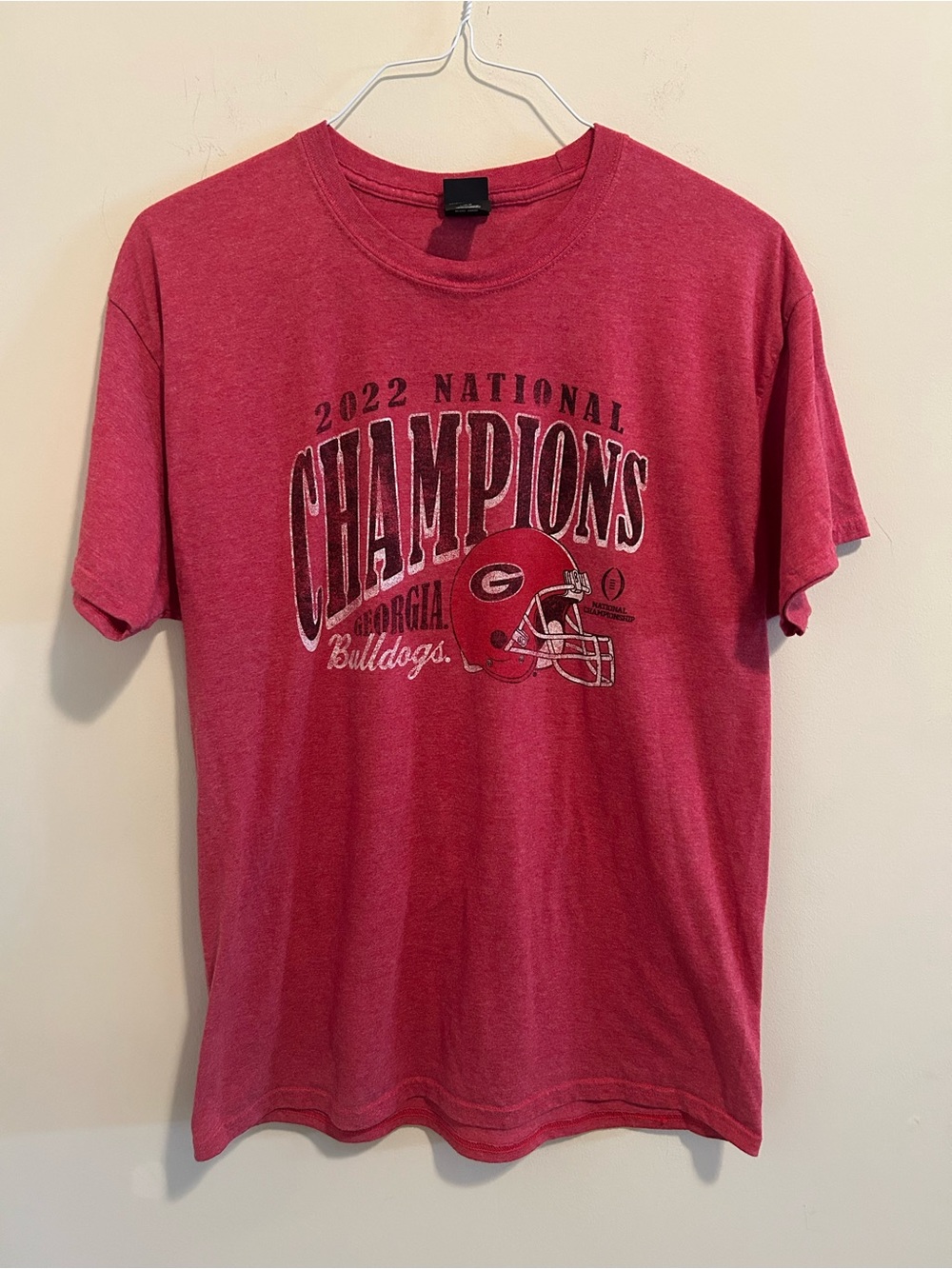 Red Georgia Bulldogs 2022 Champions Graphic Tee